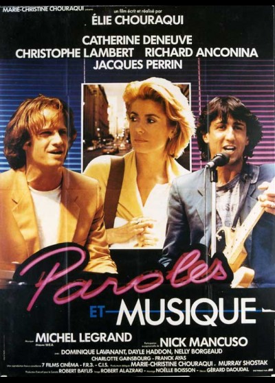 affiche du film PAROLES ET MUSIQUE