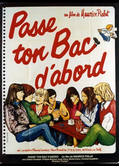 PASSE TON BAC D'ABORD movie poster