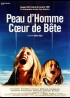 affiche du film PEAU D'HOMME COEUR DE BETE