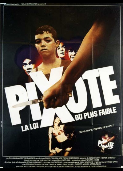 affiche du film PIXOTE LA LOI DU PLUS FAIBLE