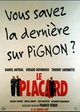 PLACARD (LE) movie poster