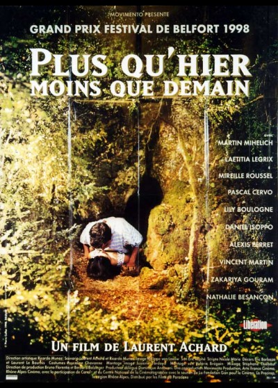 PLUS QU'HIER MOINS QUE DEMAIN movie poster