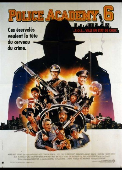 POLICE ACADEMY 6 CITY UNDER SIEGE movie poster