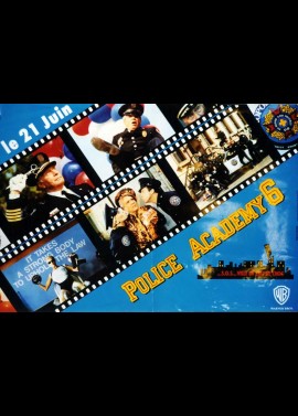 POLICE ACADEMY 6 CITY UNDER SIEGE movie poster