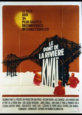 affiche du film PONT DE LA RIVIERE KWAI (LE)