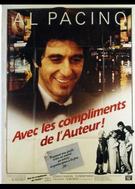 affiche du film AVEC LES COMPLIMENTS DE L'AUTEUR