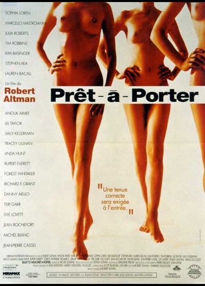 affiche du film PRET A PORTER