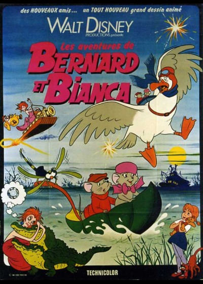 affiche du film AVENTURES DE BERNARD ET BIANCA (LES)