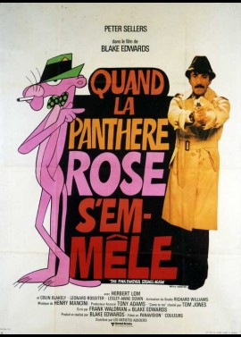 affiche du film QUAND LA PANTHERE ROSE S'EMMELE