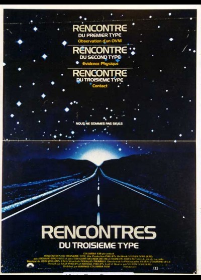 affiche du film RENCONTRES DU TROISIEME TYPE