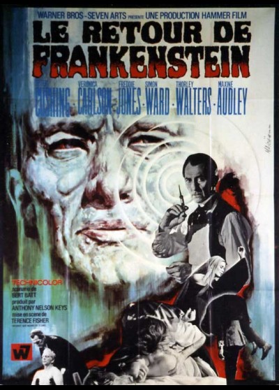 FRANKENSTEIN MUST BE DESTROYED movie poster