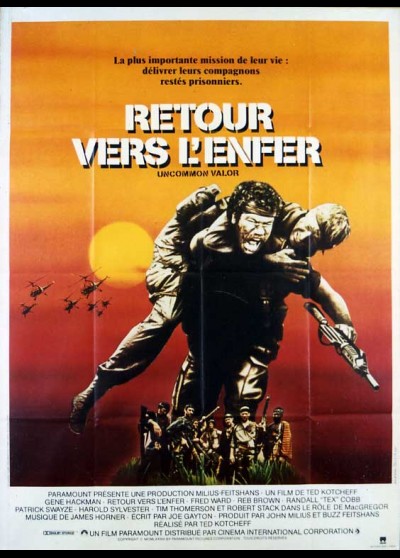 affiche du film RETOUR VERS L'ENFER