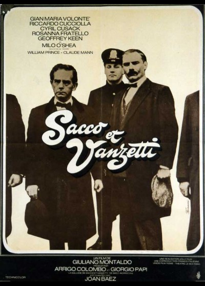 affiche du film SACCO ET VANZETTI