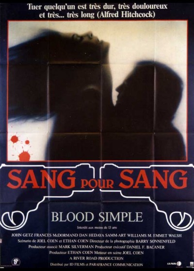 BLOOD SIMPLE movie poster