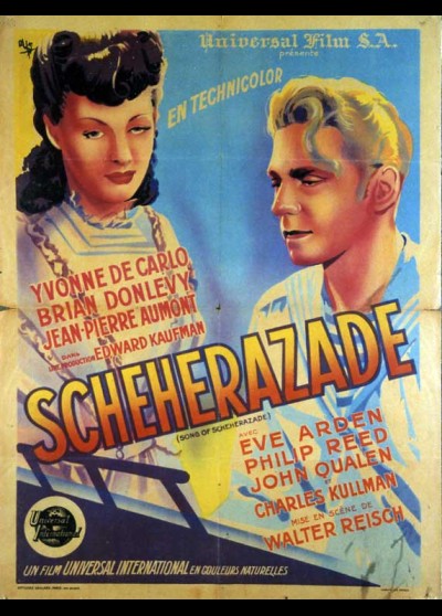 SONG OF SCHEHERAZADE movie poster