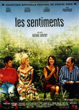 SENTIMENTS (LES) movie poster