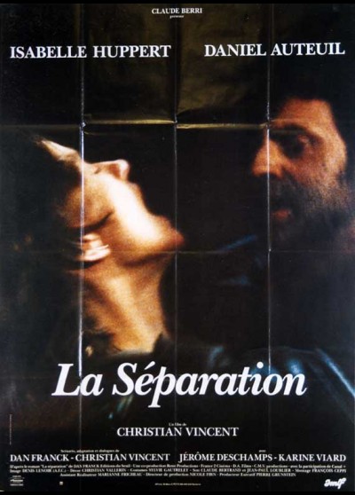affiche du film SEPARATION (LA)
