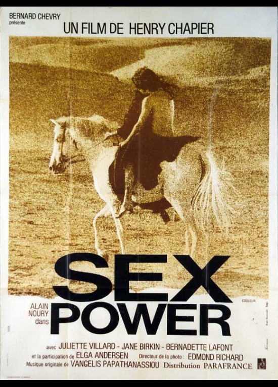 Affiche Sex Power Henry Chapier Cinesud Affiches Cinéma