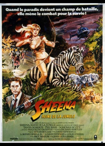 affiche du film SHEENA REINE DE LA JUNGLE