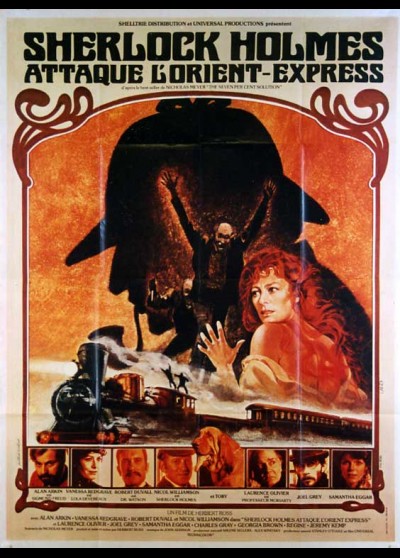 affiche du film SHERLOCK HOLMES ATTAQUE L'ORIENT EXPRESS