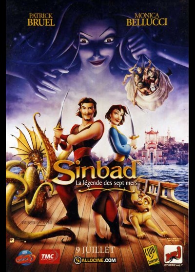 SINBAD LEGEND OF THE SEVEN SEAS movie poster