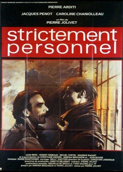 affiche du film STRICTEMENT PERSONNEL