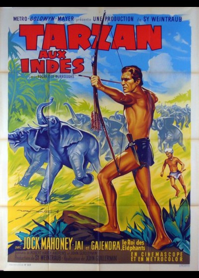 TARZAN GOES TO INDIA movie poster