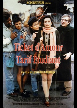 affiche du film TICKET D'AMOUR TARIF ETUDIANT