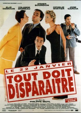 affiche du film TOUT DOIT DISPARAITRE