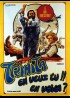 affiche du film TRINITA NOUS VOILA